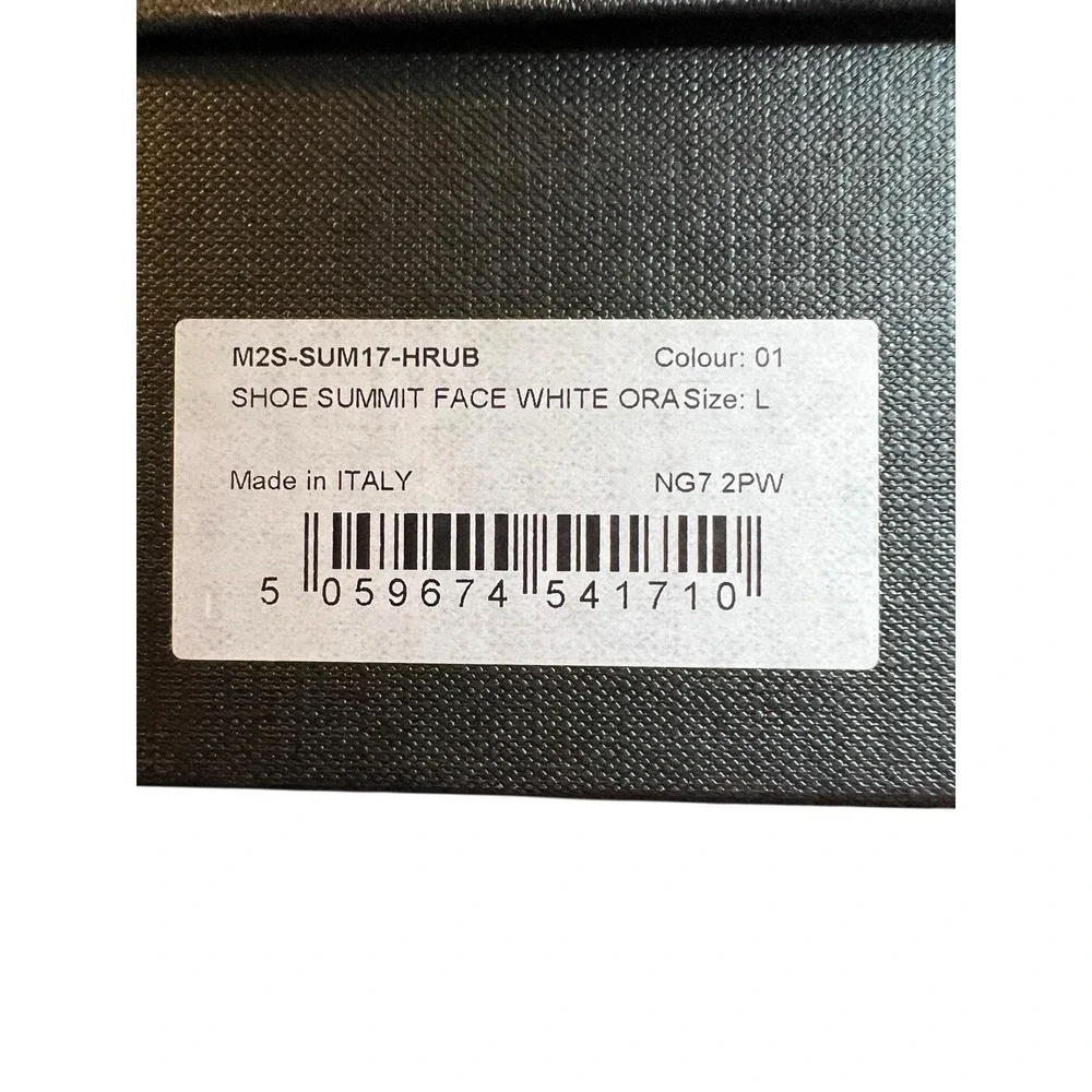 Paul Smith Summit Face Sandels‎ Size M White and Orange